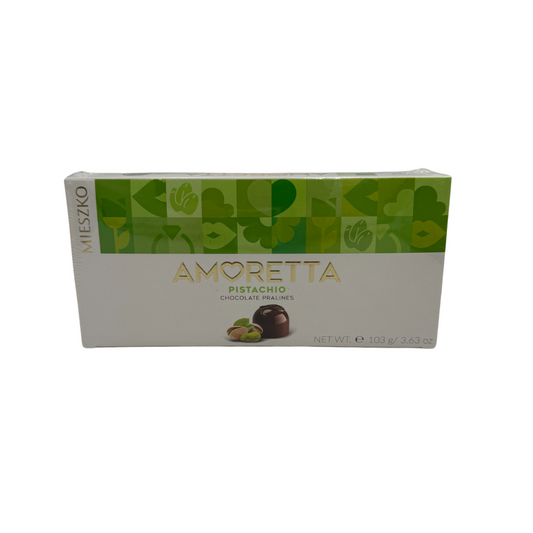 Amoretta Pistachio Chocolate Pralines, 103g