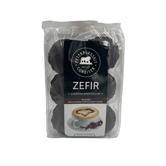 Zefir in Glaze w/ Coffee Cappuccino Flavor, 390g