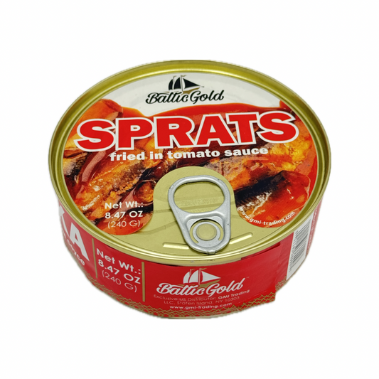 pack of Sprats Fried in Tomato Juice, 240g