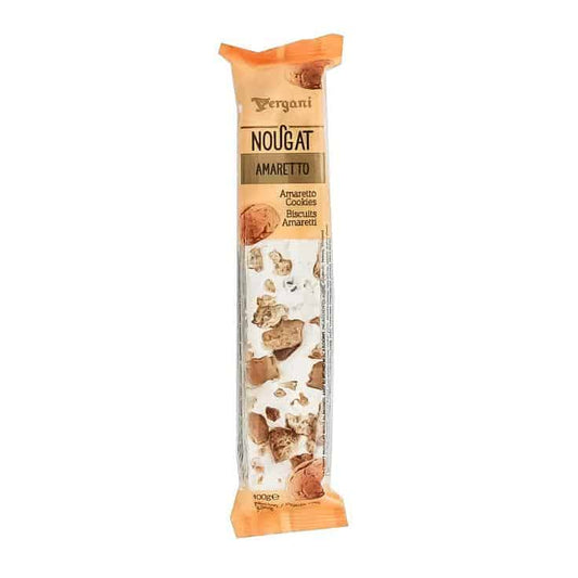 pack of Amaretto Cookies Nougat Bar, 100g