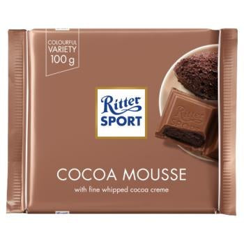 Ritter Sport Alpine Milk Chocolate With Cocoa Mousse, 3.5oz