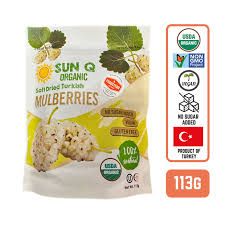 Organic Soft Dried Turkish Mulberries, 113g