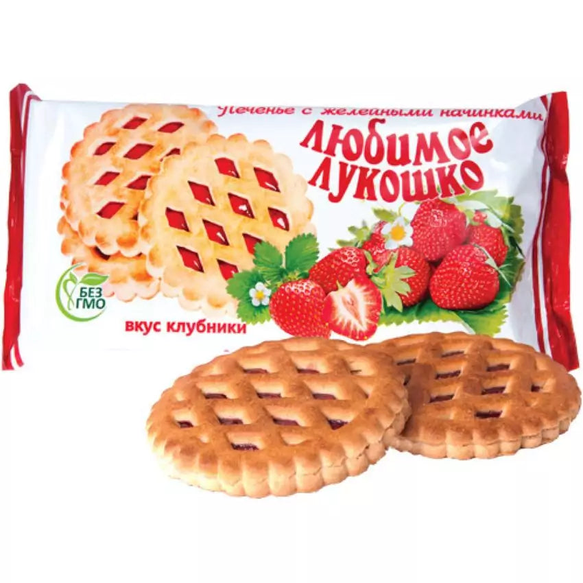 Cookies Favorite Basket Strawberry, 205g