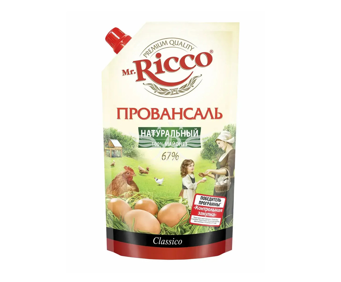 Mr. Ricco Mayonnaise Provençal Classico 67%, 800ml