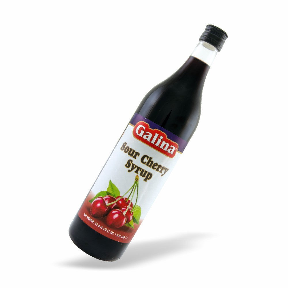 Galina Sour Cherry Syrup, 1L bottle