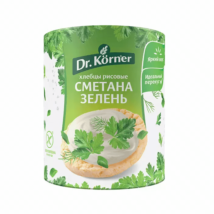 Dr.Korner Crispread with Sour Cream and Herbs, 80g
