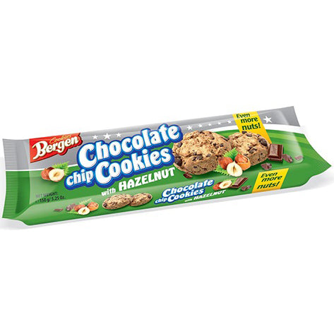 Bergen Chocolate Chip Cookies w/ Hazelnut, 100g