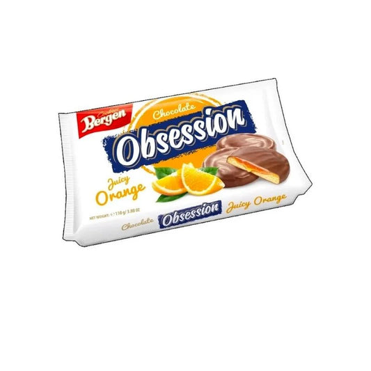 Bergen Chocolate Obsession Juicy Orange Cookies, 110g