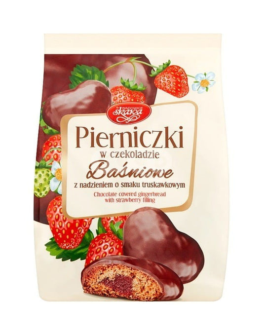 Chocolate Covered in Gingerbread w/ Strawberry Filling, 150g
