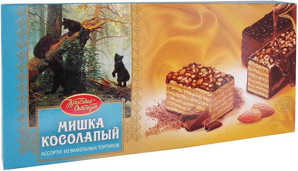 Glazed Wafer Cake w/ Caramel Flavor, 6 Packs