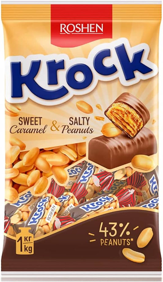 pack of Roshen Krock Candy, 1kg