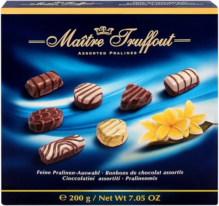 Maitre Truffout Assorted Pralines Chocolates, 200g