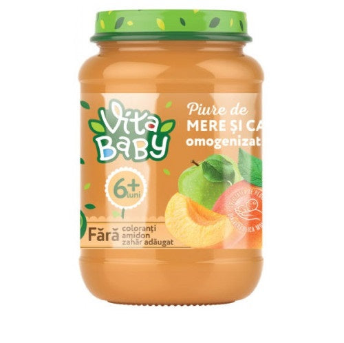 Vita Baby Apple & Apricot Puree, 180g