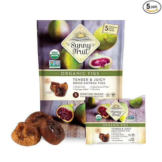 Sunny Fruit Organic Figs, 250g