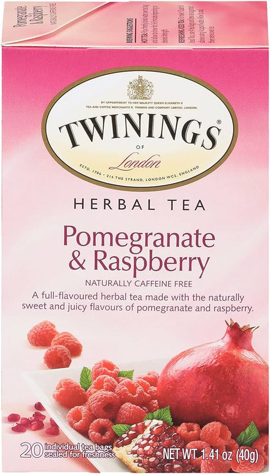 pack of Twinings Pomegranate & Raspberry Tea, 20TB