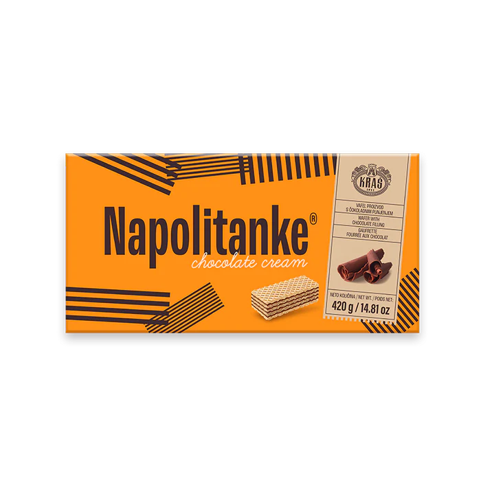 pack of Napolitanke Chocolate Cream Wafers, 420g
