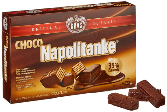 pack of Napolitanke Choco Wafers, 500g
