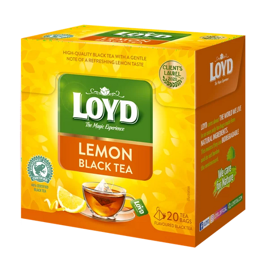 box of Lowd Lemon Black Tea, 20TB