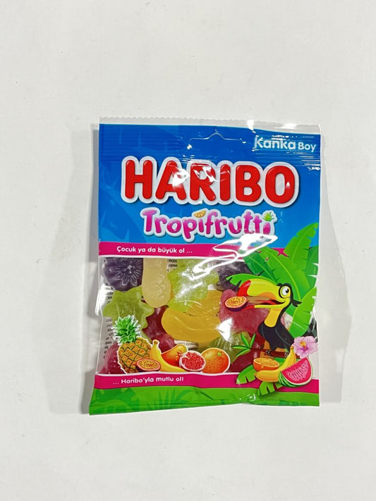 Haribo Tropifrutti Fruit Flavour Gummies, 80g