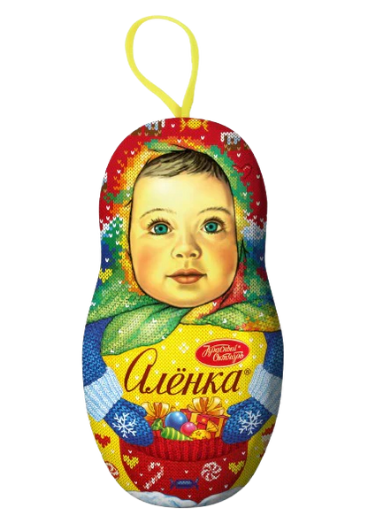 Alionka Matryoshka Metal Case w/ Candy, 300g