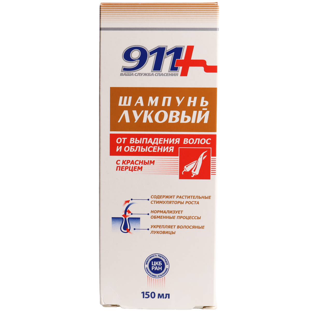 911+ Onion Shampoo with Red Pepper, 5.1 fl oz