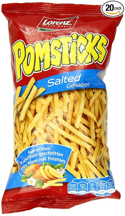 Lorenz Salted Pomsticks, 100g