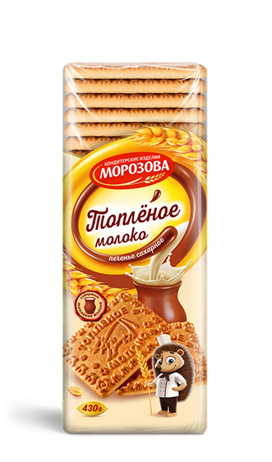 pack of Baked Milk Sugar Cookies, 430g