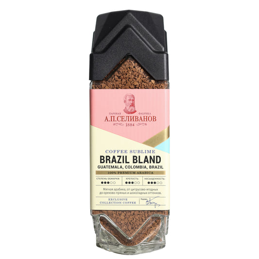A.P. Selivanov Coffee Sublime Brazil Bland Instant Coffee, 6.70oz