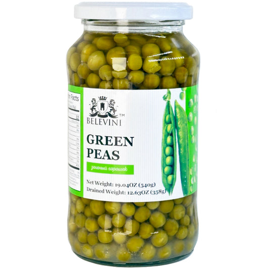 Belevini Sweet Green Peas, 358g