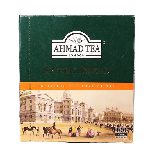 Ahmad Tea Special Blend with Earl Grey Tagged Teabags, 7oz