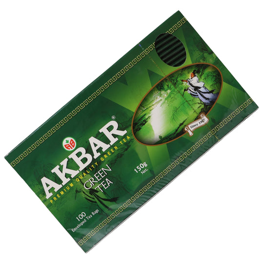 Akbar Green Tea, 100 Tea Bags