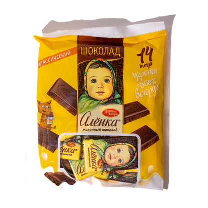 Alenka Classic Milk Chocolate Mini Bars, 7.4oz
