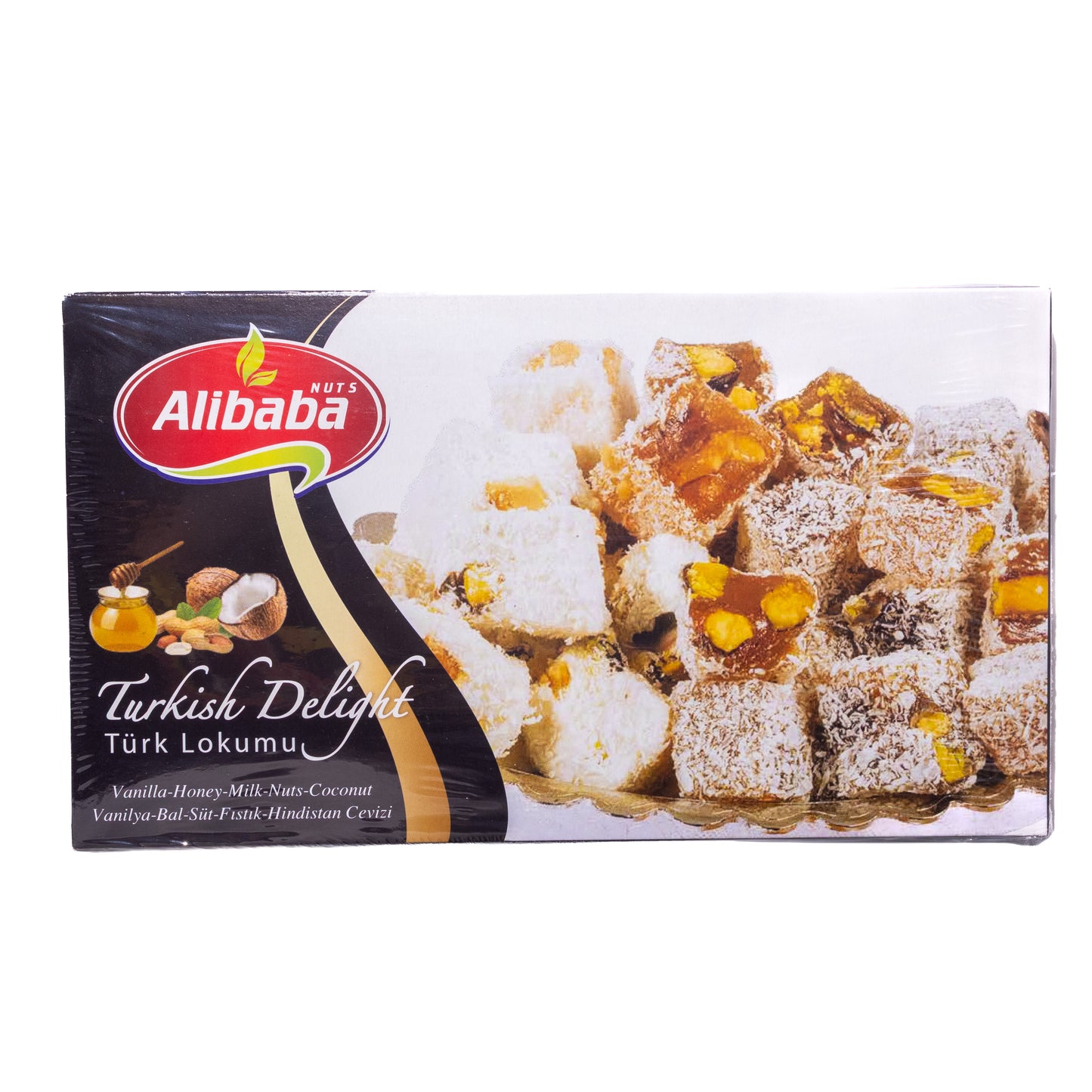 Alibaba Turkish Delight Vanilla Honey Milk with Peanuts & Coconut, 10.6oz