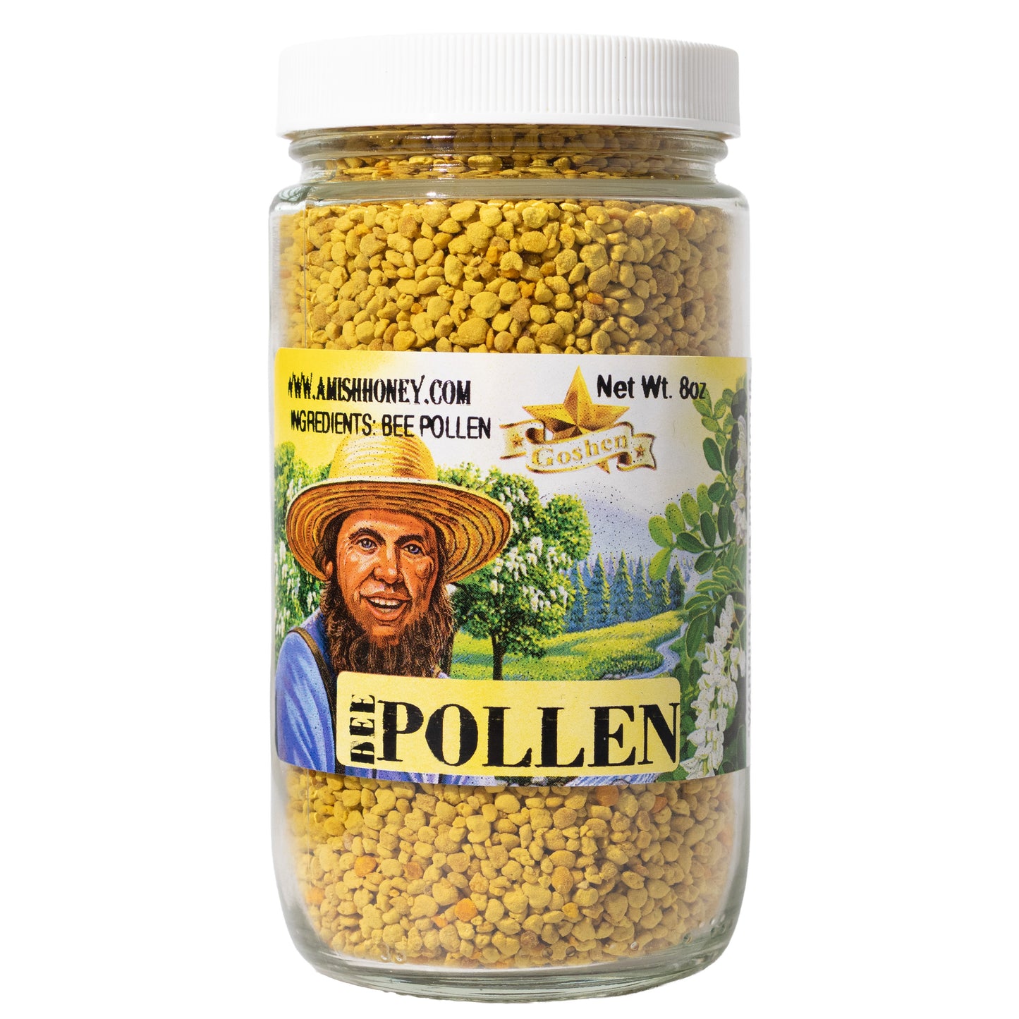 Amish Honey Bee Pollen Granules, 8oz