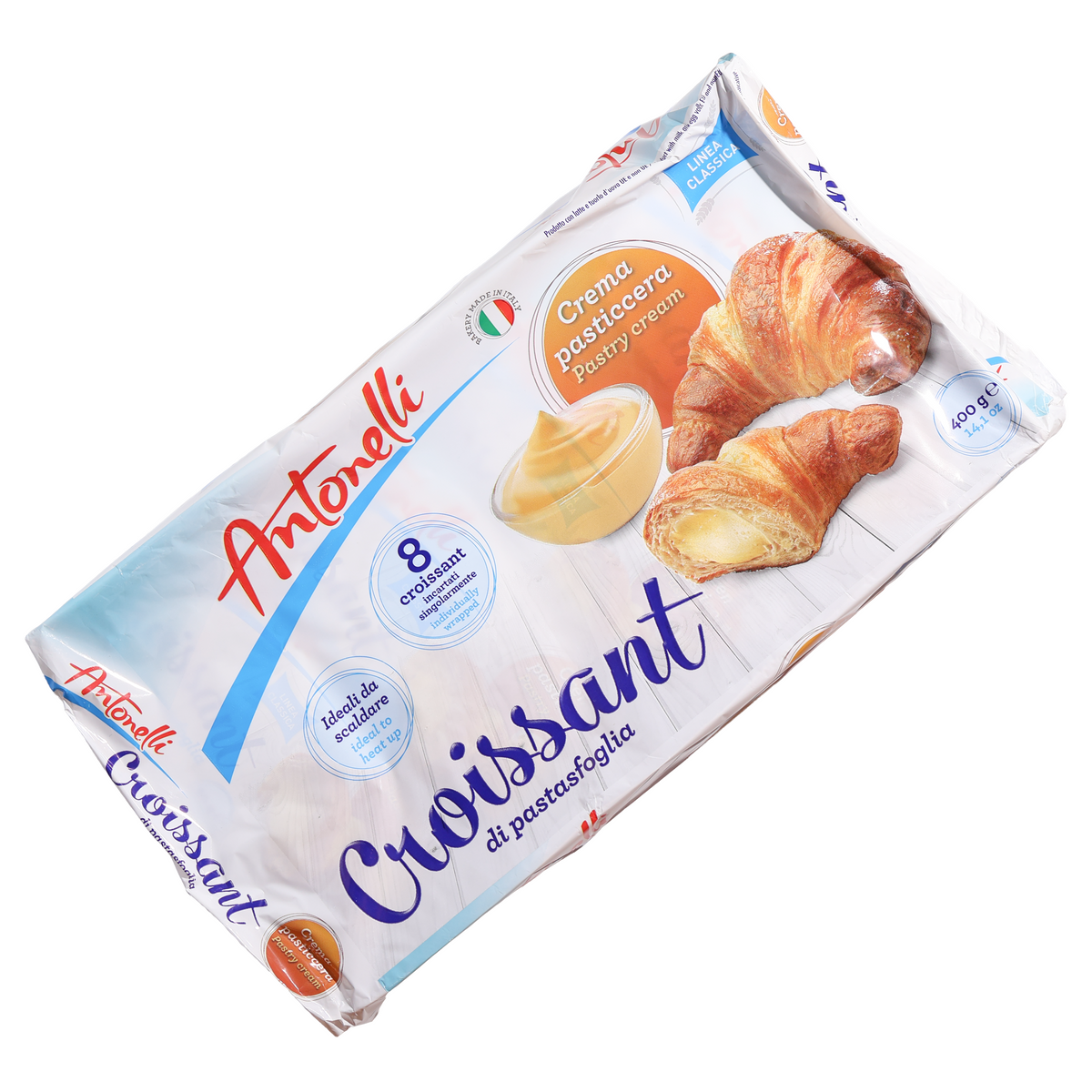 Antonelli Croissant with Pastry Cream Filling 8 Pack, 14.1oz