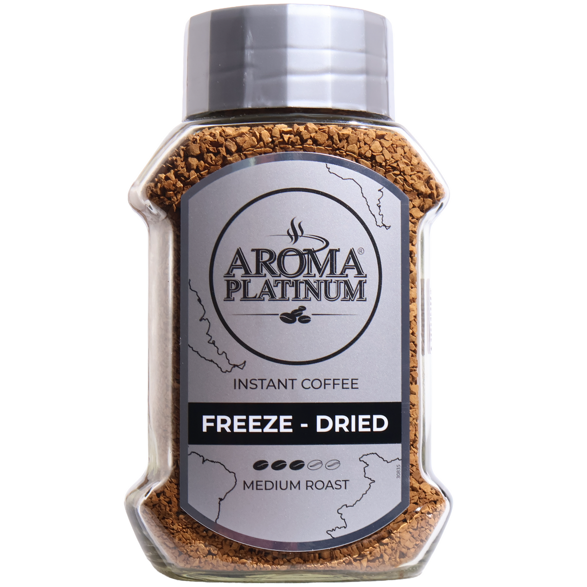 Aroma Platinum Freeze-Dried Instant Coffee Medium Roast, 7.05oz