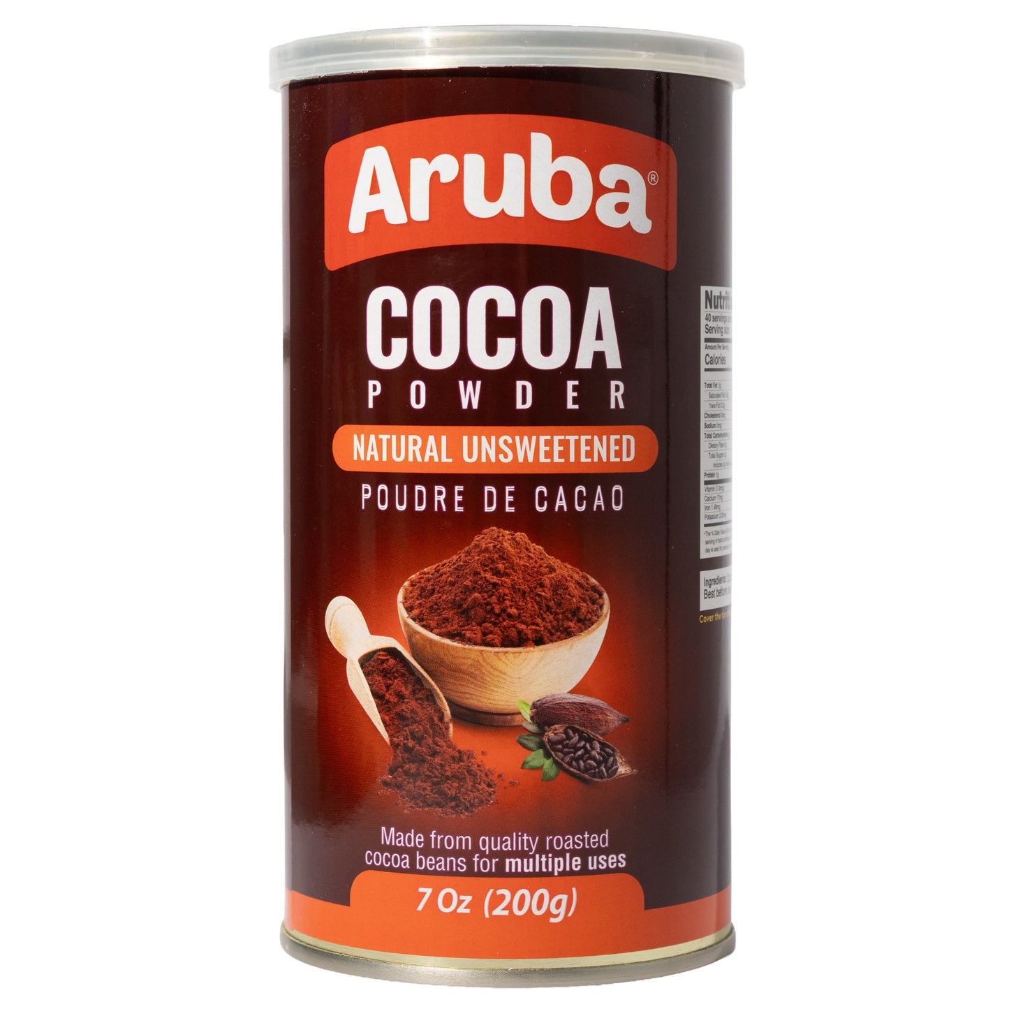 Aruba Natural Unsweetened Cocoa Powder, 7oz