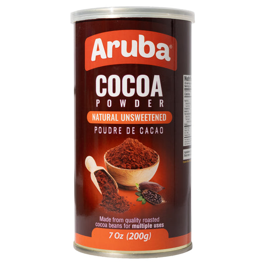 Aruba Natural Unsweetened Cocoa Powder, 7oz