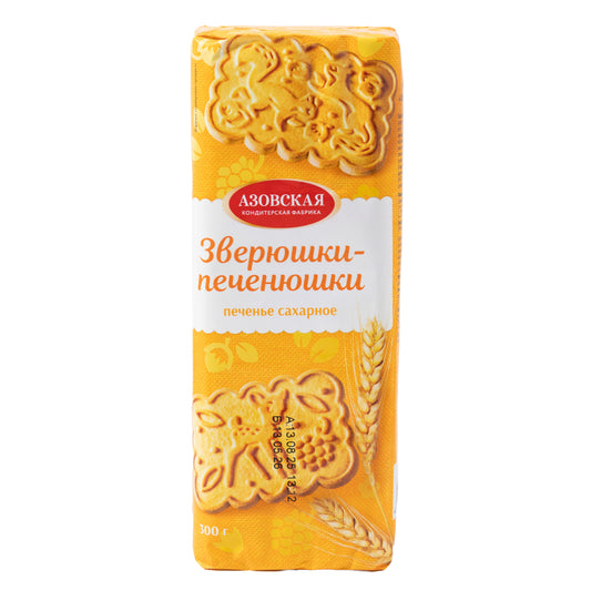 Azovskaya Animals Sugar Cookies, 10.58oz