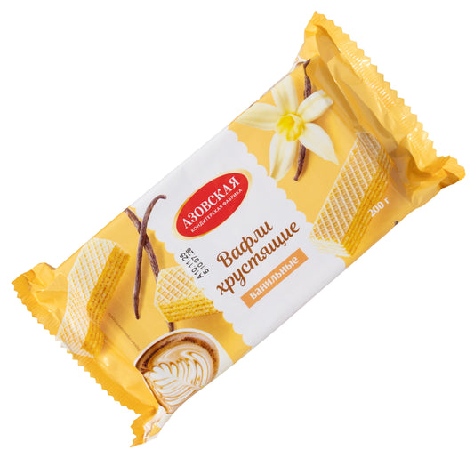 Azovskaya Crispy Vanilla Wafers, 7.05oz