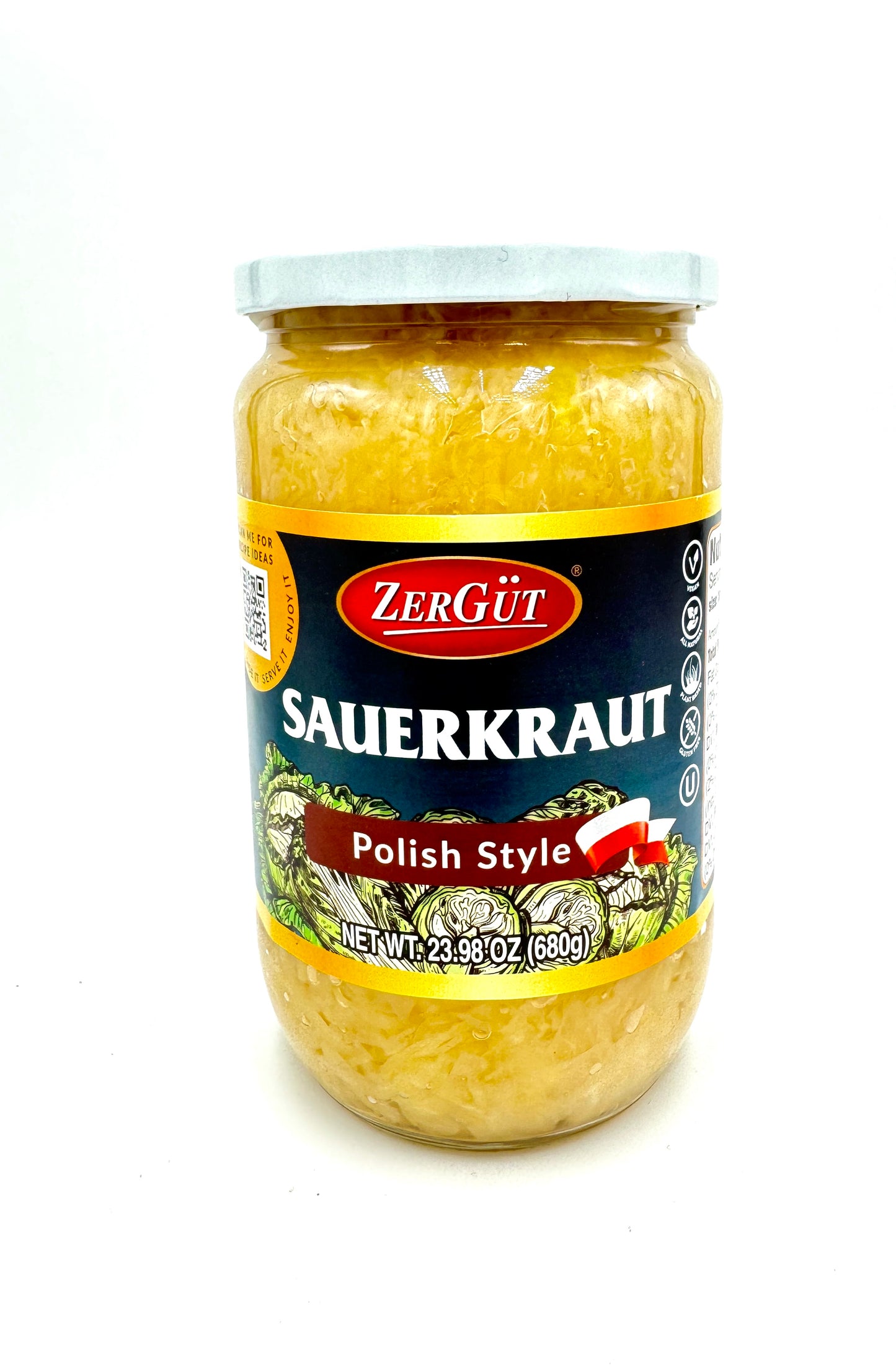Zergut Sauerkraut, 680g