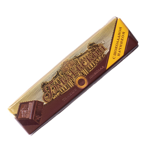 Babaevsky Dark Chocolate with Chocolate Filling, 1.76oz