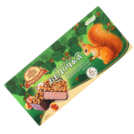 Babayevsky Belochka Caramelized Nut Wafer Cakes, 7.76oz