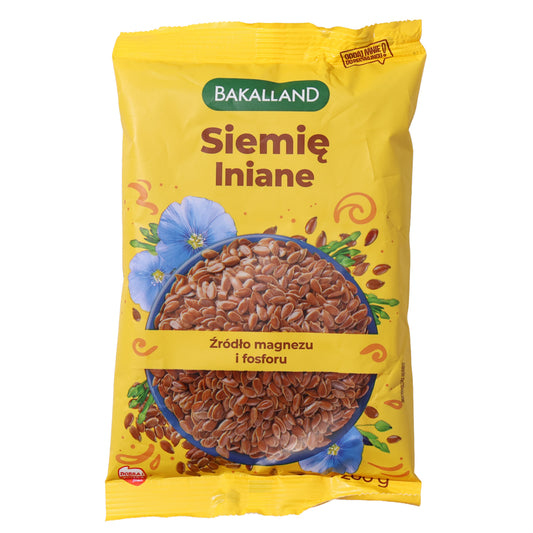 Bakalland Linseed Flaxseed Seeds, 7.05oz