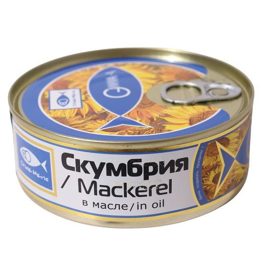 Stella Maris Mackerel in Oil, 8.47oz