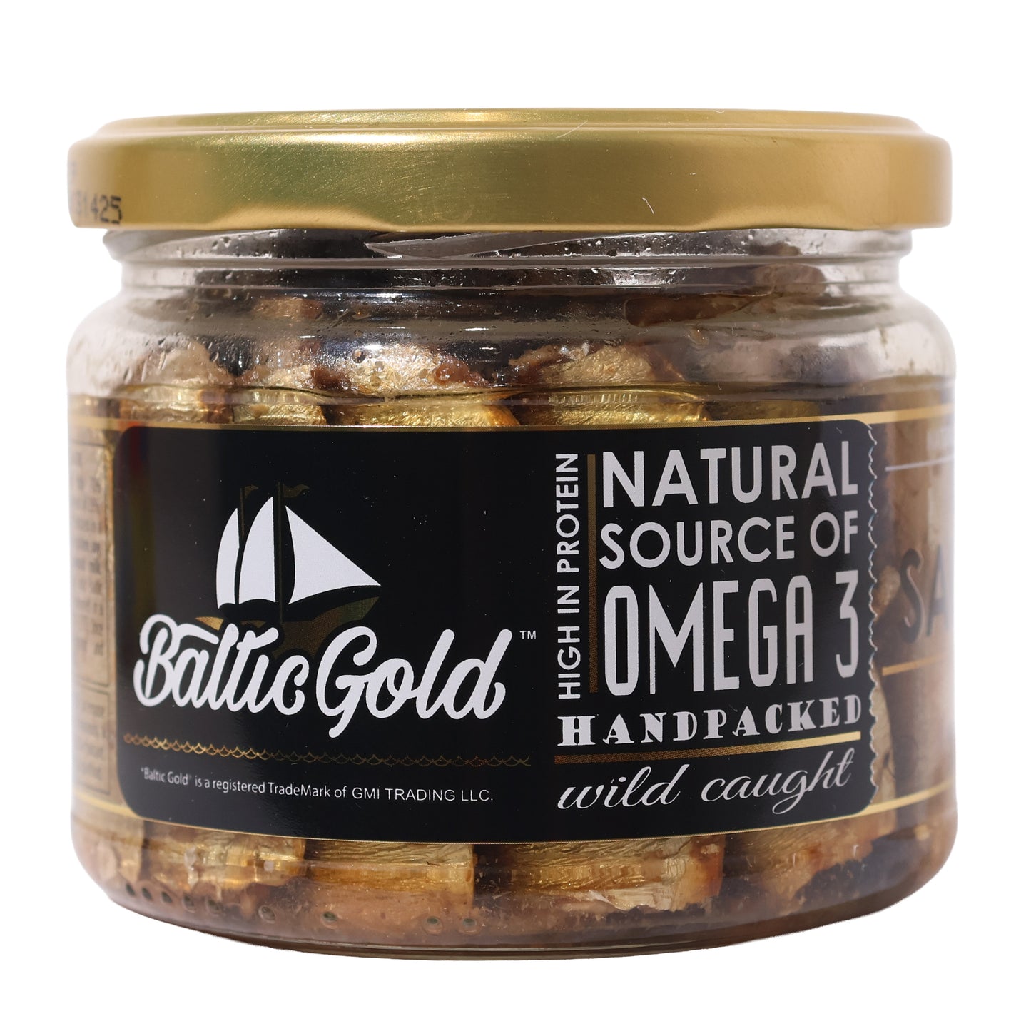 Baltic Gold Naturally Smoked Brisling Sardines in Oil, 8.82oz