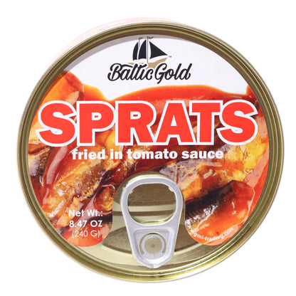 Baltic Gold Sprats Fried in Tomato Sauce, 8.47oz