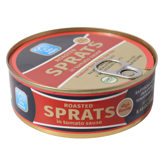 Baltic Sprat Roasted Sprats in Tomato Sauce, 8.45oz