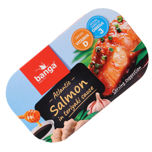 Banga Atlantic Salmon in Teriyaki Sauce, 4.23oz