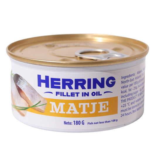 Banga Matje Herring Fillets in Oil, 6.35oz